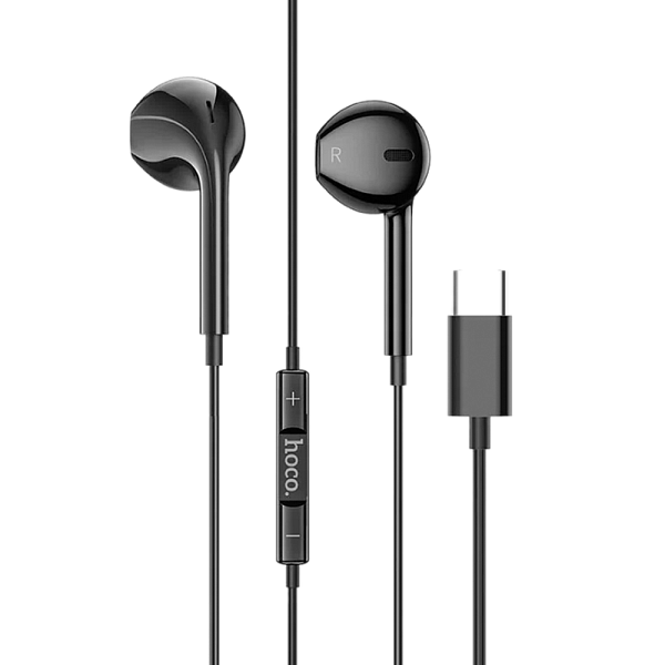 Наушники HOCO M101 Max Crystal grace, Type-C, 1.2 м, черный
