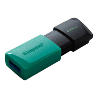 USB-накопитель  256Gb Kingston DataTraveler Exodia M, USB 3.2 gen, черный/бирюзовый