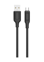 Кабель Aksberry X153 USB to MicroUSB 3A черный