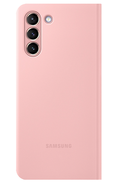Чехол для Samsung Galaxy S21 Smart Clear View Cover pink