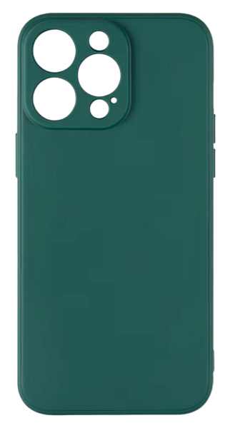 Накладка силикон iBox Case для iPhone 15 Pro Max, с защитой камеры и подложкой, зеленый