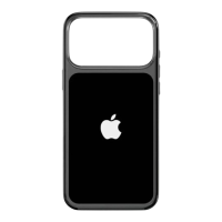 Чехол пластиковый для iPhone 17 Pro Max, CLEAR CASE цветной, черный