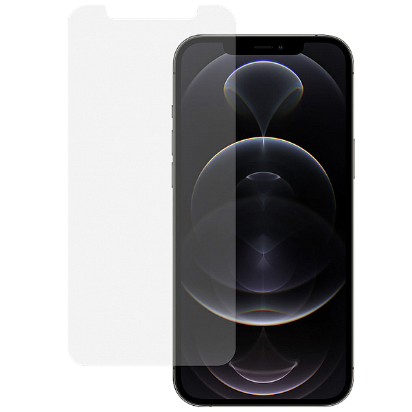 Стекло защитное для Apple iPhone 12 Pro Max Hardiz Premium Full Screen Cover (2.5D) черное
