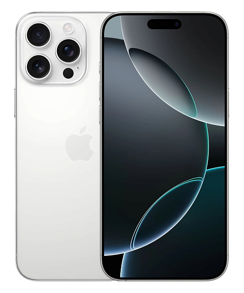 Apple iPhone 16 Pro Max 256ГБ White Titanium (Белый титан) 2Sim