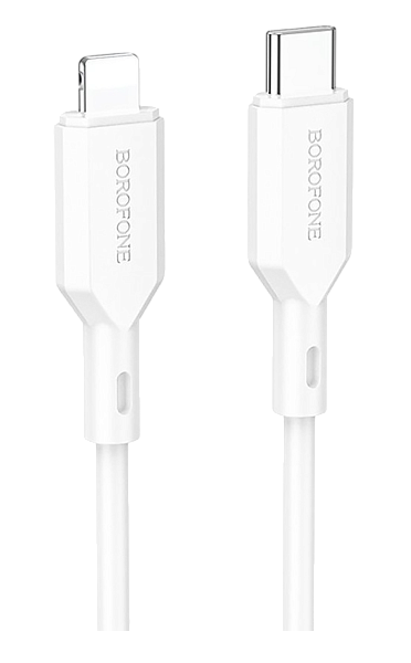 Кабель BOROFONE BX70 Type-C to Lightning, PD Cable, 20W, 1m белый