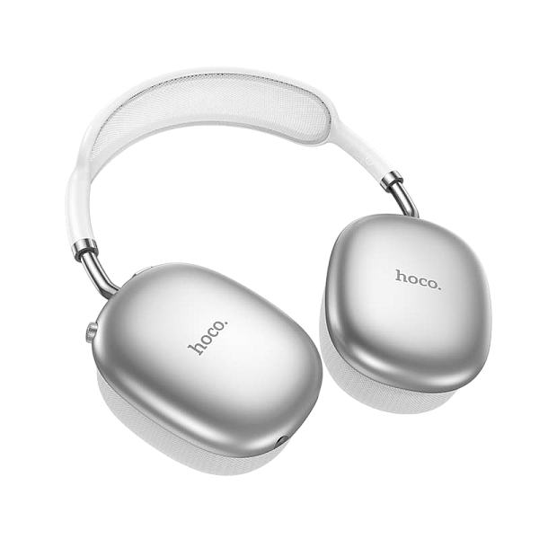 Беспроводные Наушники Hoco W55 Plus Happiness ANC BT серебро