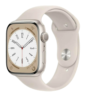 Apple Watch Series 8 GPS 45mm Aluminium Case with Starlight Sport Band M/L (MNUQ3)