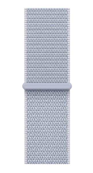 Apple Watch SE (2024) GPS 44mm Aluminum Case with Silver/Blue Cloud Sport Loop (MXET3)