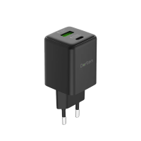 Сетевое зарядное устройство Dorten 2-Port USB Smart ID 45W Gan Power Adapter: PD3.0/PPS Black