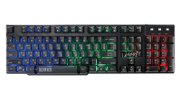 Игровая клавиатура Qumo Unicorn K01, проводная, 104 клавиш мультимедиа, радужная подсветка