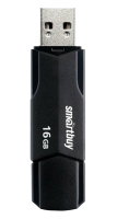 USB-накопитель 16Gb SmartBuy Clue, USB 2.0, черный USB-накопитель 16Gb SmartBuy Clue, USB 2.0, черный