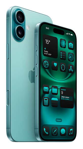 Apple iPhone 16 128ГБ Teal (Зеленый)  2Sim CN фото 2