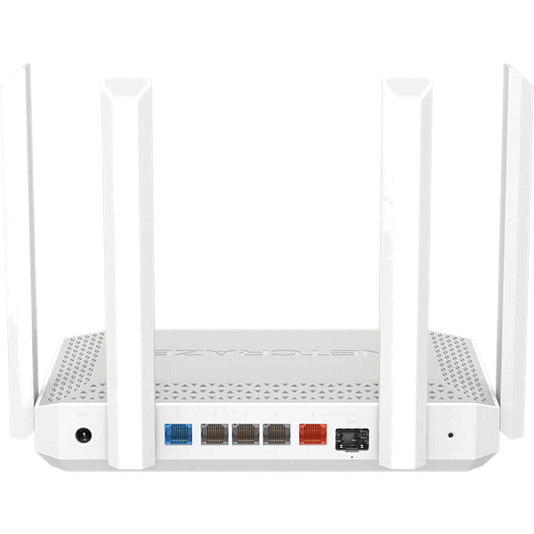 Wi-Fi Роутер Netcraze Giga NC-1012, Wi-Fi 6 2,4/5 ГГц, до 2.5 Гбит/с, SFP (для оптики) USB 3.0 и 2.0