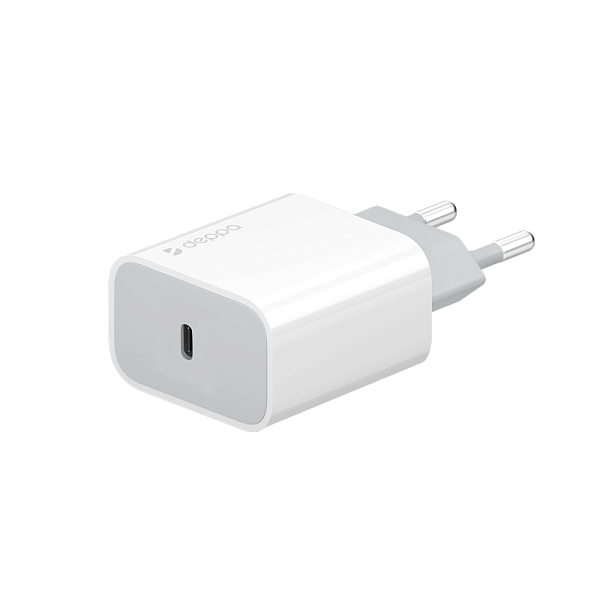 Сетевое зарядное устройство Deppa USB Type-C, Power Delivery, 25Вт White