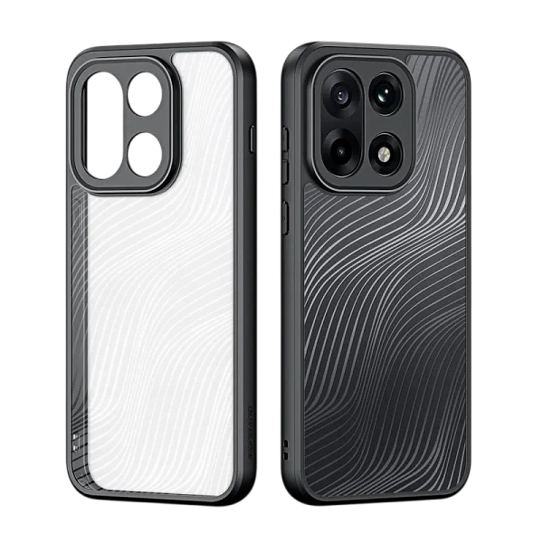 Чехол для OnePlus 15, Dux Ducis, Aimo Series Case, прозрачный с черными рамками