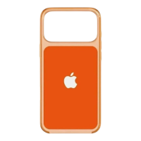 Чехол пластиковый для iPhone 17 Pro Max, CLEAR CASE цветной, оранжевый