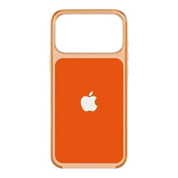 Чехол пластиковый для iPhone 17 Pro Max, CLEAR CASE цветной, оранжевый