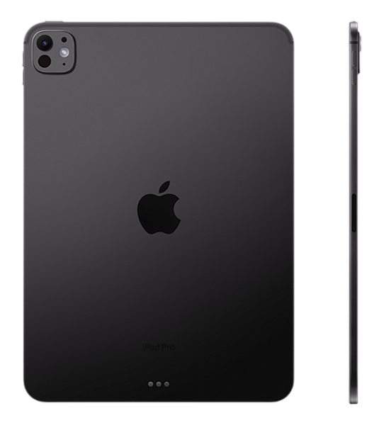 Apple iPad Pro 13 (2024) M4 256Gb Wi-Fi Space Black стандартное стекло