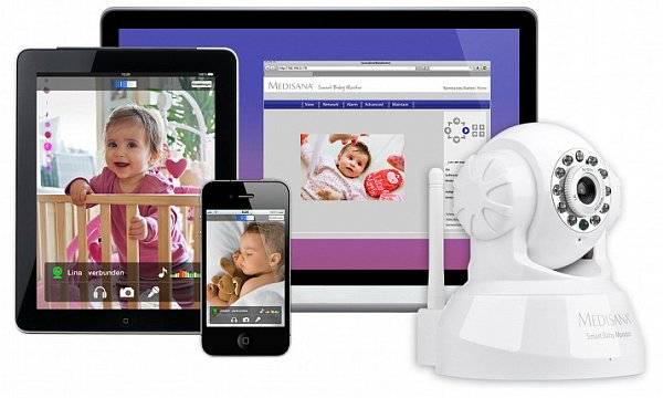 Радионяня Medisana Smart Baby Monitor для iPhone/iPod/iPad