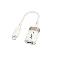 Переходник Hoco UA39A OTG, Type-C(m) - USB(f), 12,5см, белый