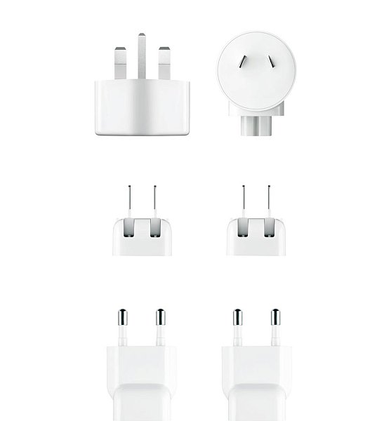 Комплект переходников для путешествий 8 в 1 с адаптером USB на 1A