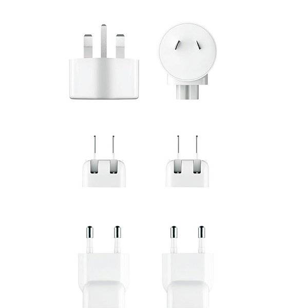 Комплект переходников для путешествий 8 в 1 с адаптером USB на 1A