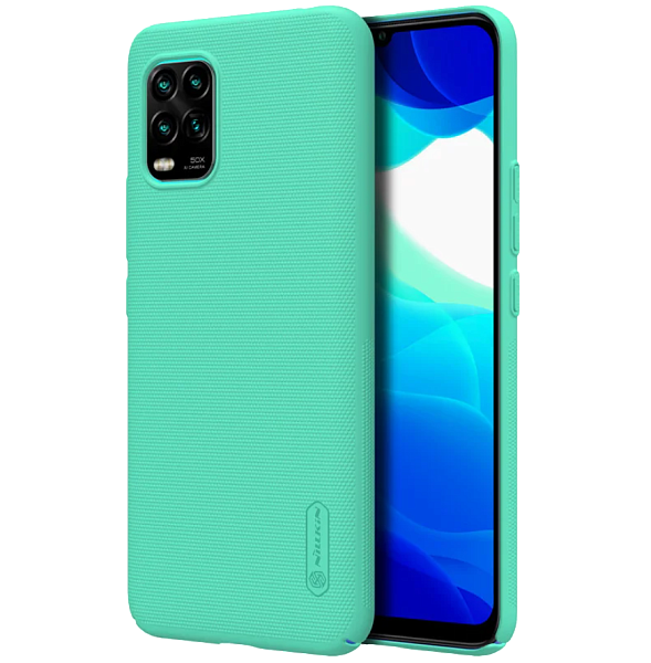 Чехол Nillkin Super Frosted Shield для Xiaomi Mi 10 Lite Mint Green