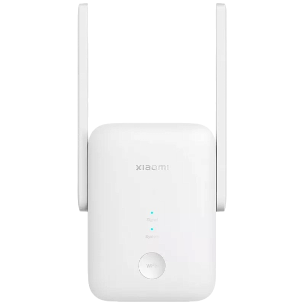 Усилитель сигнала Xiaomi Wi-Fi Range Extender AX1500 RU, Wi-Fi 6 до 1501Мбит/с, 2.4/5 ГГц, White