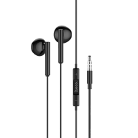Наушники HOCO M64, Jack 3.5мм, 1.2 м Black
