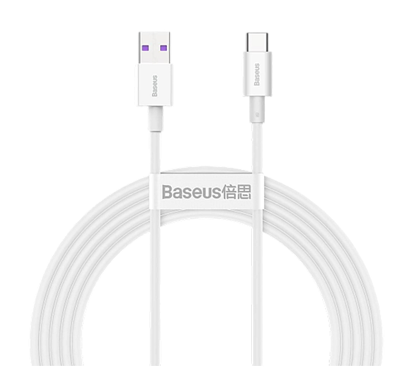 Кабель Baseus Superior Series USB to Type-C 66W 2m белый CATYS-A02
