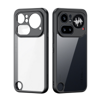 Чехол для Nothing Phone 4a Pro, Dux Ducis, серия Aimo Series, прозрачный с черными рамками