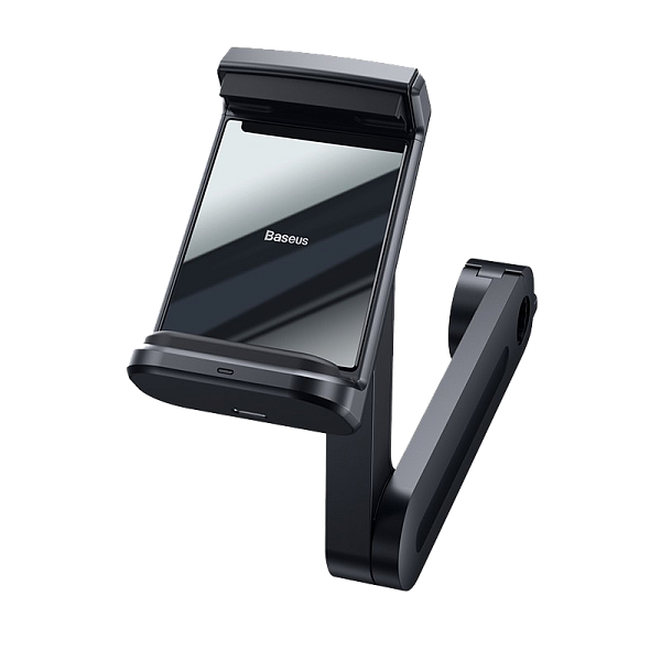 Автодержатель Baseus Energy Storage Backseat Holder Wireless Charger Black
