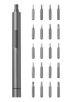 Электрическая отвертка Xiaomi Wowstick Screwdriver 1F+ TRY 20 in 1 Kit Grey Электрическая отвертка Xiaomi Wowstick Screwdriver 1F+ TRY 20 in 1 Kit Grey