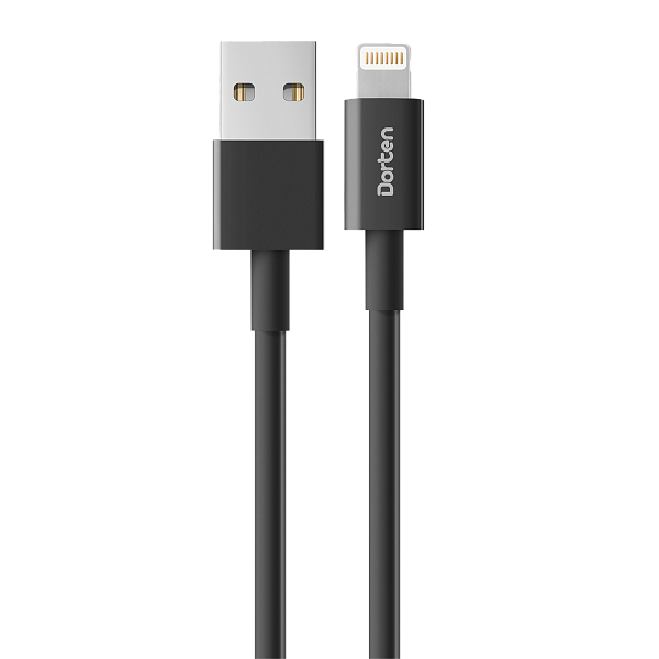 Кабель Lightning Dorten Classic Series 1m Black