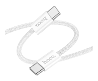 Кабель HOCO X104 Source 60W charging data cable Type-C to Type-C 1m White Кабель HOCO X104 Source 60W charging data cable Type-C to Type-C 1m White