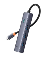 Хаб Baseus UltraJoy Series 5-Port HUB Docking Station (Type-C to HDMI4K@30Hz+3xUSB 3.0+1PD)