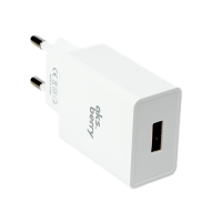 Сетевое зарядное устройство Aksberry T40 1USB 2.4A White