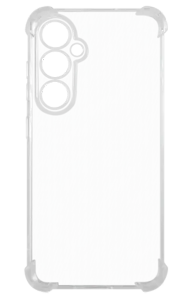 Накладка силикон iBox Crystal для Samsung Galaxy S25+, с усиленными углами (прозрачный)