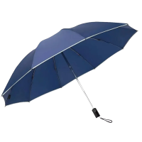 Зонт Zuodu Automatic Umbrella Led синий