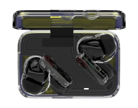 Наушники Aksberry B21 Crystal TWS с функцией активного шумоподавления (ANC+ENC) Black