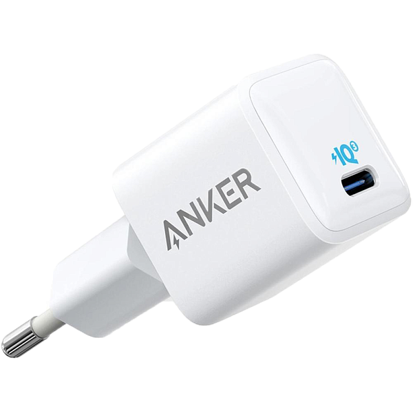 Сетевое зарядное устройство Anker PowerPort III PD 20W (A2631G21) White