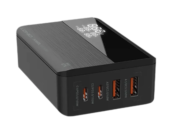СЗУ LDNIO A4809C GAN Super Fast Charing 2xUSB-С 100W, 2xUSB-A 65W Black