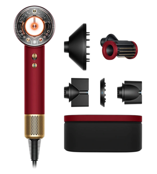 Фен Dyson Supersonic Nural HD16 Red Velvet/Gold с кейсом