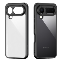 Чехол усиленный для Honor Magic 8 Pro, Dux Ducis серия Aimo Series Case, прозрачный/черный