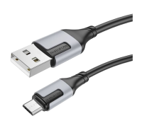 Кабель BOROFONE BX101 Creator USB to MicroUSB 2.4A, 1m черный