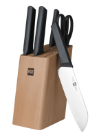 Набор ножей Xiaomi Huo Hou Fire Kitchen Steel Knife Set с подставкой (HU0057)