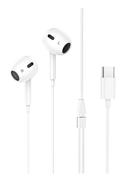 Наушники Hoco M1 Max Crystal Type-C White