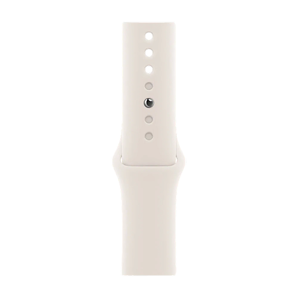 Apple Watch SE 3 (2025) GPS 44mm Aluminum Case with Starlight/Starlight Sport Band S/M (MEHG4)