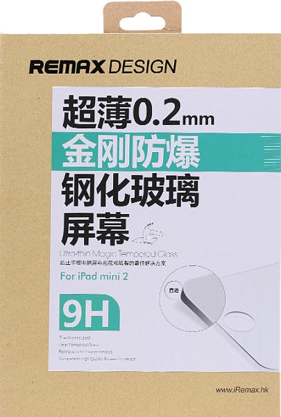 Стекло защитное противоударное для iPad mini/mini retina REMAX Tempered Glass