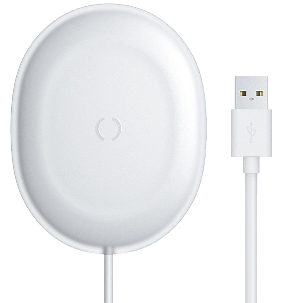Беспроводное зарядное устройство Baseus Jelly Wireless Charger 15W - Белая (WXGD-02)